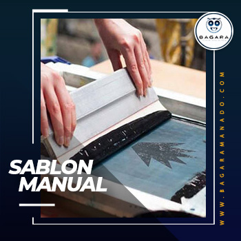 sablon manual di manado