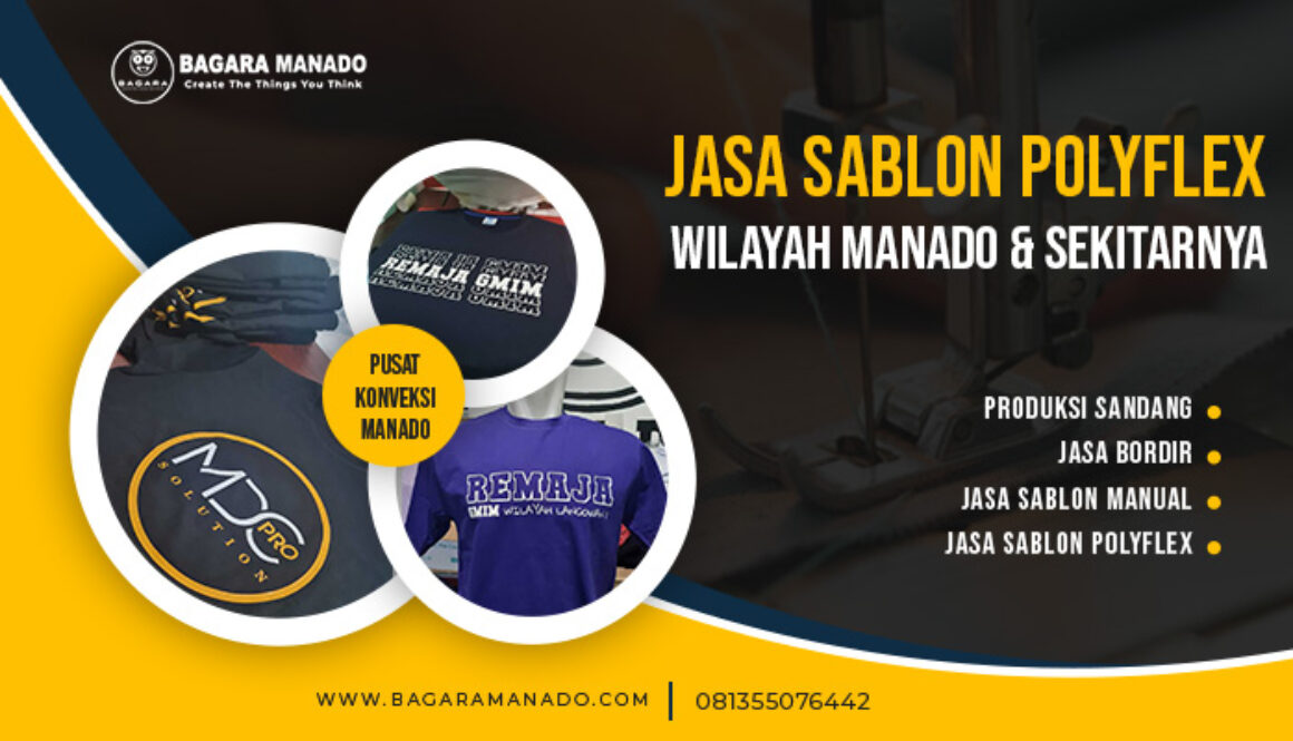 jasa sablon polyflex manado