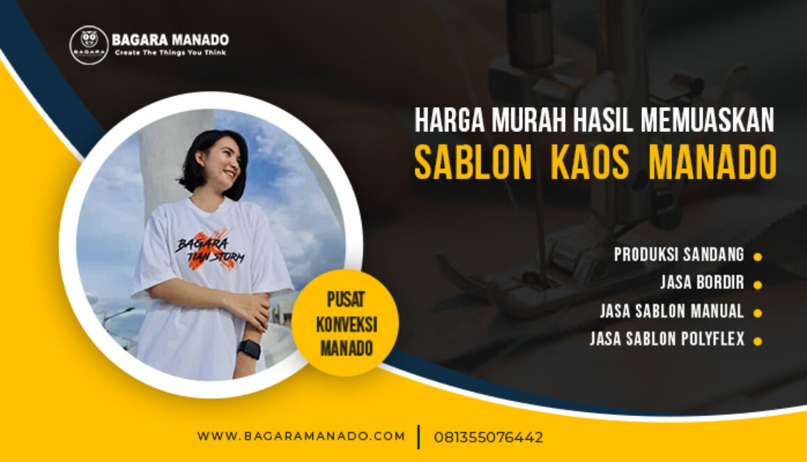 sablon kaos manado