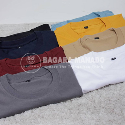 grosir kaos polos manado